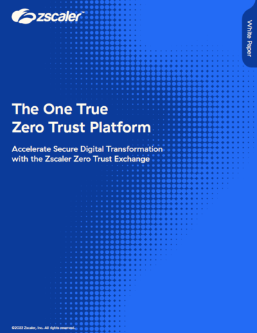 The One True Zero Trust Platform