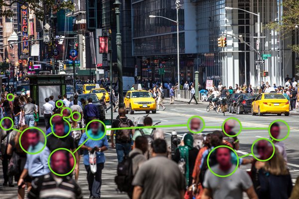 Facial recognition in the city