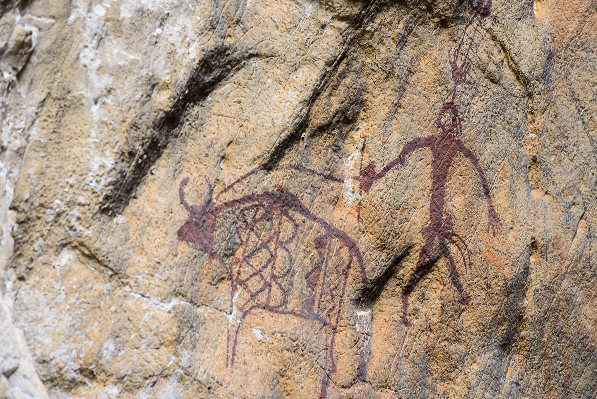 Is it just me, or does this 5,000-year-old cave painting from Thailand satisfy all the requirements to be a fully-acceptable Jira story?