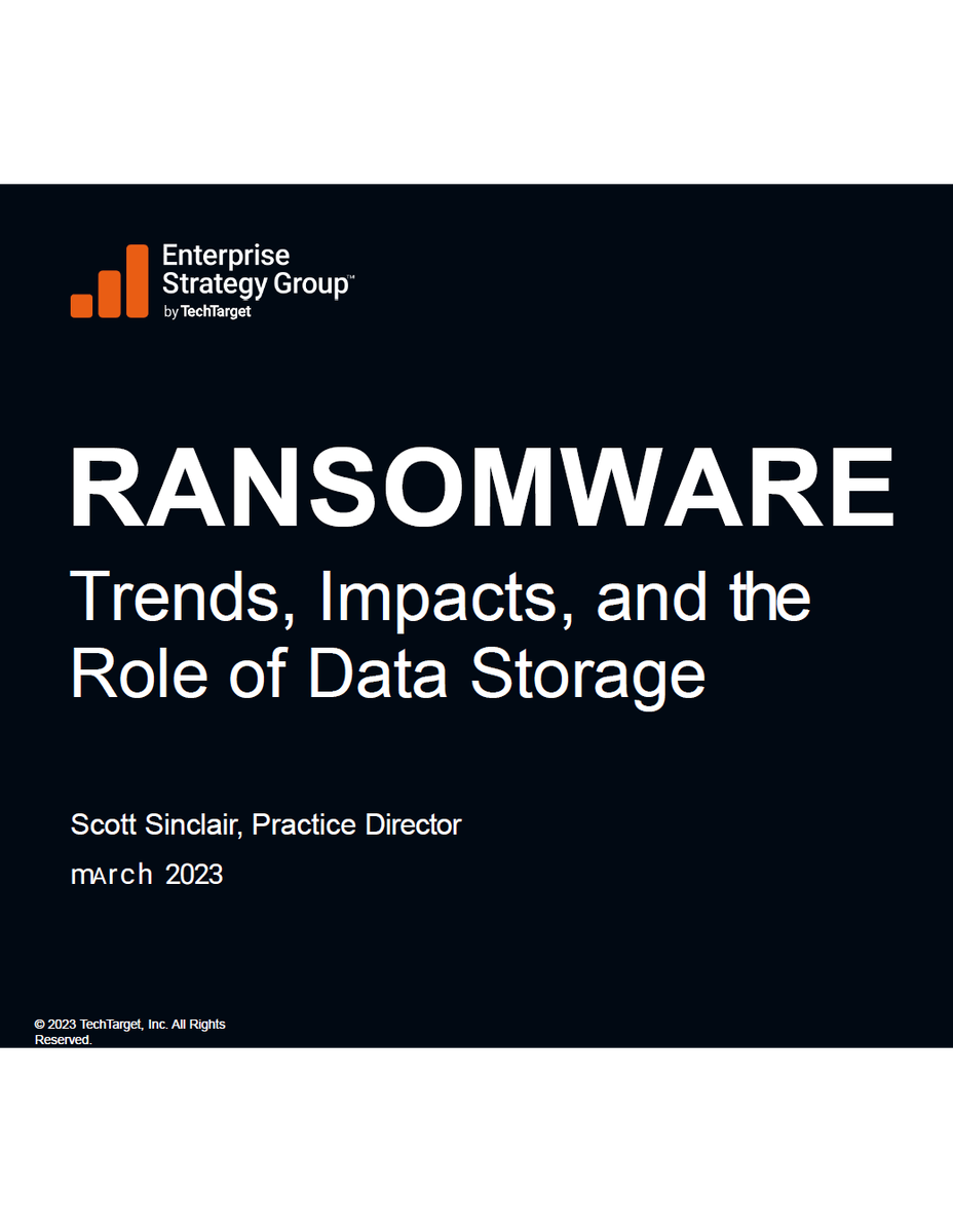 RANSOMWARE - Trends, Impacts, and the Role of Data Storage