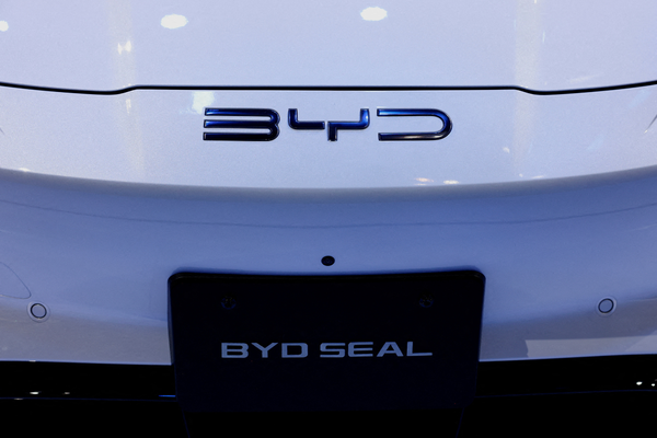 China's BYD forecasts 2023 net profit to rise as much as 86.5% y/y