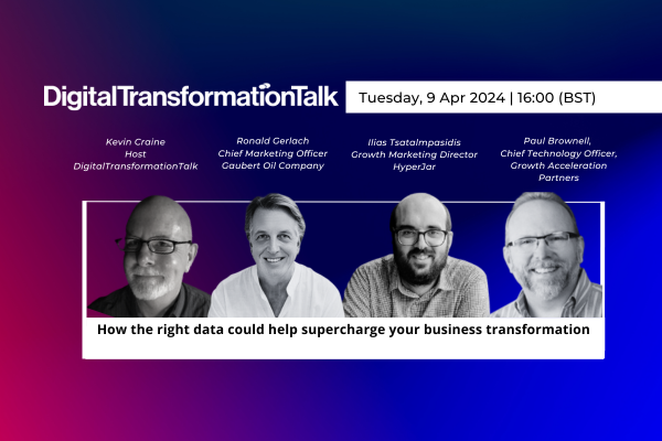 DigitalTransformationTalk: How the right data could help supercharge your business transformation