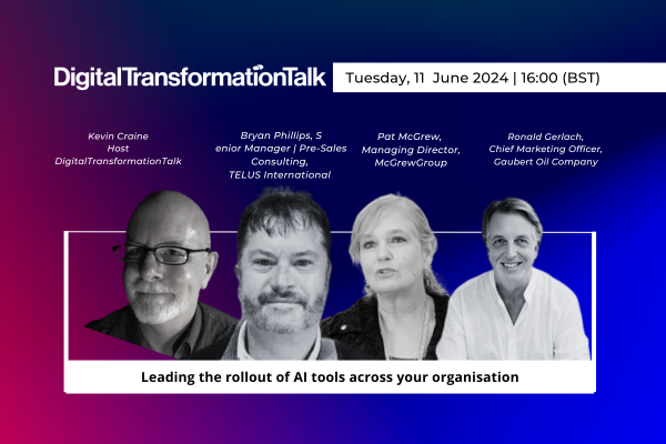 DigitalTransformationTalk: Leading the rollout of AI tools across your organisation