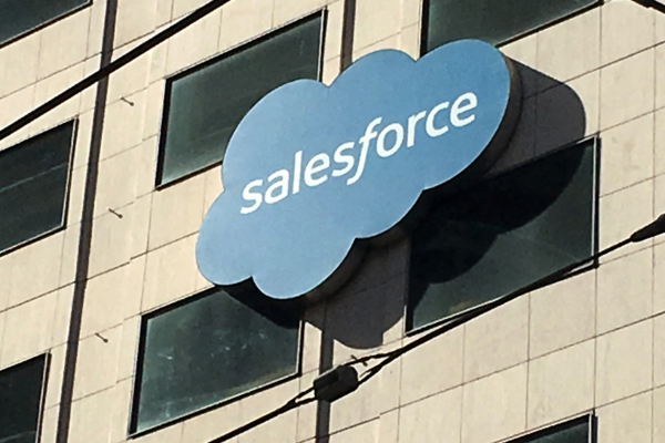 Salesforce gains as software firm bets on AI tools to power growth