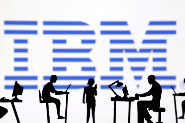 IBM falls as slowing enterprise spending pressure consulting growth