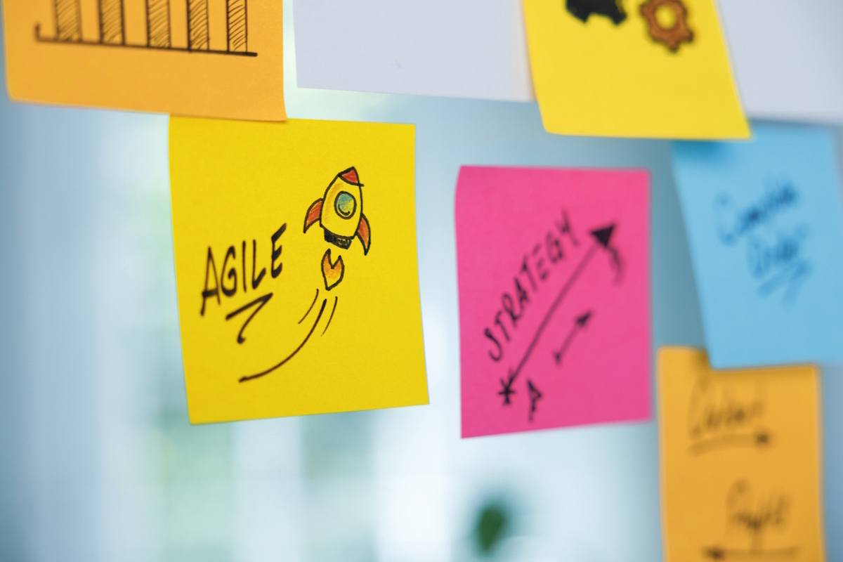 A successful hybrid approach to agile working