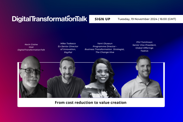 DigitalTransformationTalk: From cost reduction to value creation