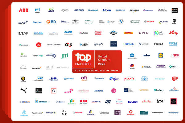 Revealed: The UK’s Top Employers 2025 – setting the standard for excellent HR practices