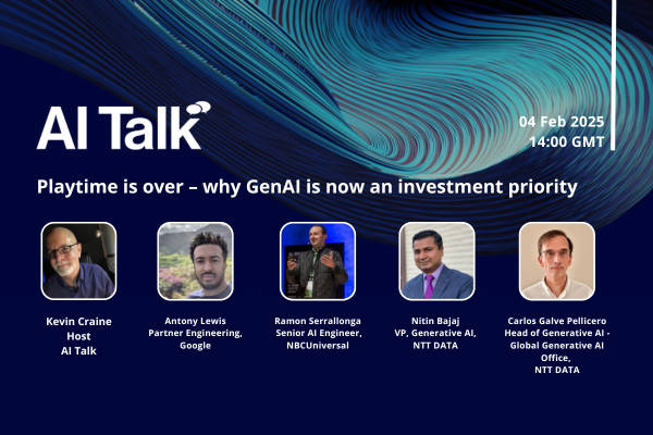 AI Talk: Playtime is over – why GenAI is now an investment priority