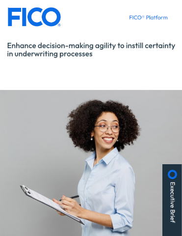 Enhance decision-making agility to instill certainty in underwriting processes