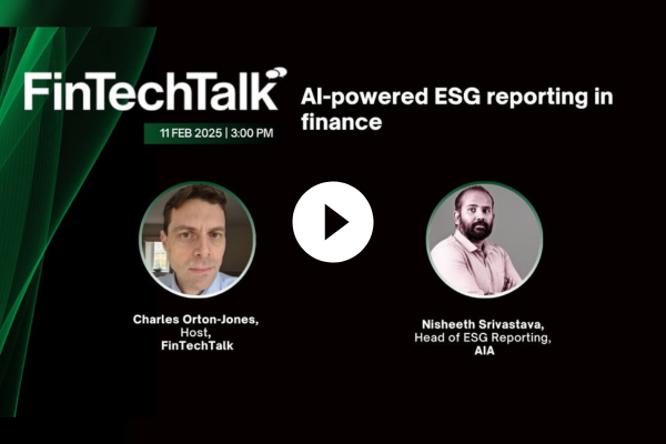 FinTechTalk: AI-powered ESG reporting in finance experience 