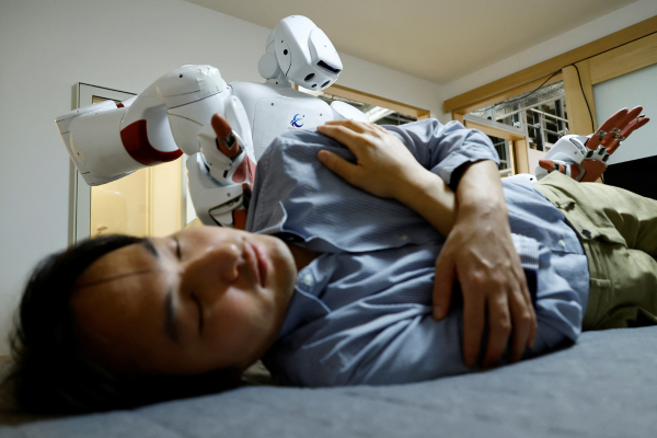 AI robots may hold key to nursing Japan's ageing population