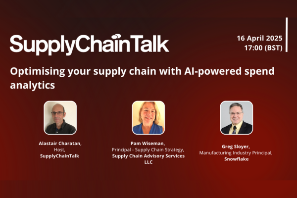 Supply Chain Talk: Optimising your supply chain with AI-powered spend analytics  