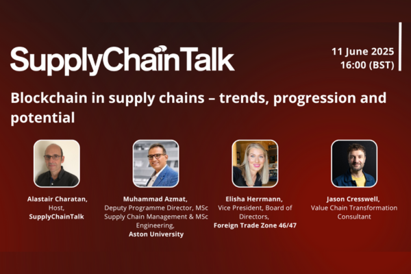 SupplyChainTalk: Blockchain in supply chains – trends, progression and potential