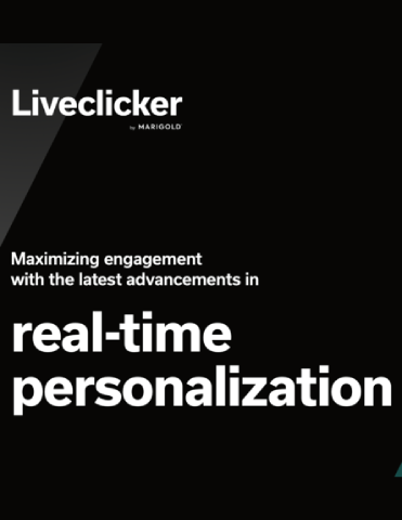 Real-time personalisation to boost user engagement