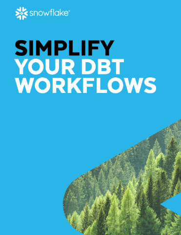 Run dbt Natively on Snowflake