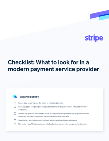Checklist: what to look for in a modern payment service provider