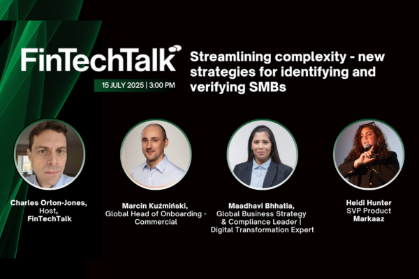 FinTechTalk: Streamlining complexity - new strategies for identifying and verifying SMBs  