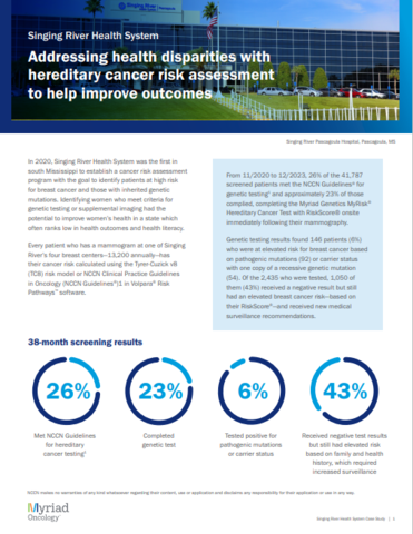 Imaging centre deploys high-risk detection program