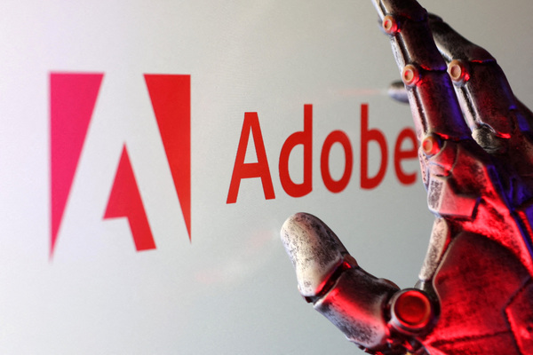 Adobe sees upbeat annual results on AI, design software strength