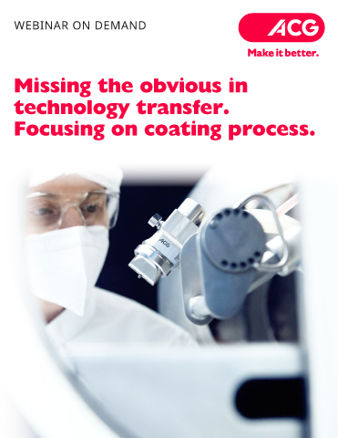 Improve coating consistency during tech transfer