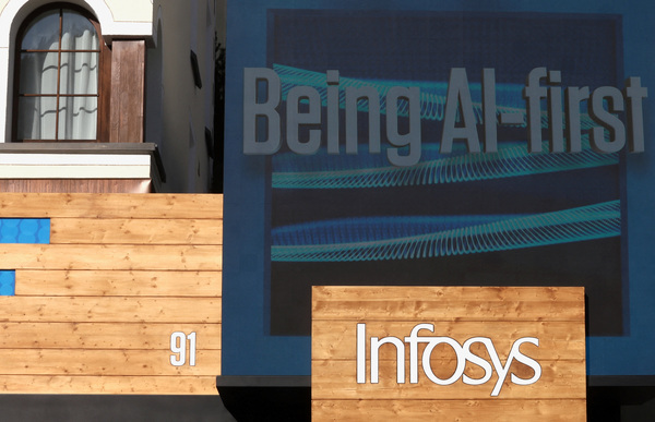 Infosys raises revenue view, sparks hopes of Indian IT turnaround