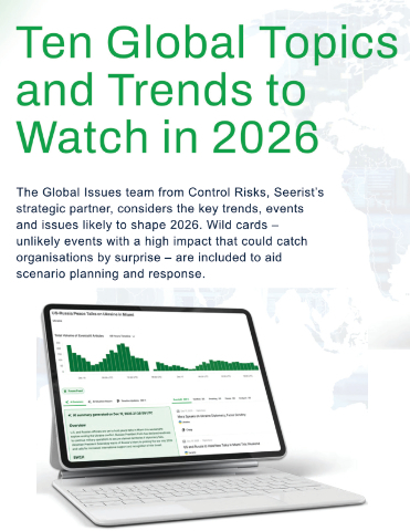 Global Issues &ndash; Ten Key Issues to Watch in 2026