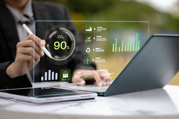 A double-click on the double bottom line