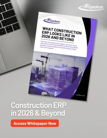 The 2026 Construction ERP Playbook for Predictive Control