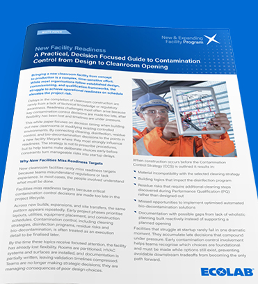 A Practical, Decision Focused Guide to Contamination Control from Design to Cleanroom Opening