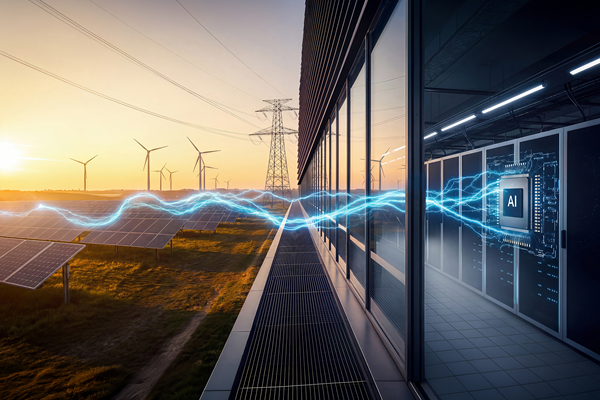 From grid to chip: efficient power management for AI data centres