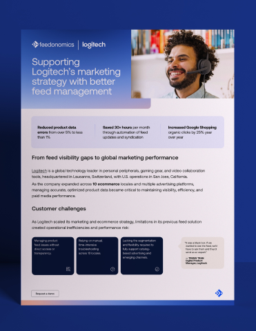 Supporting Logitech&rsquo;s marketing strategy with better feed management